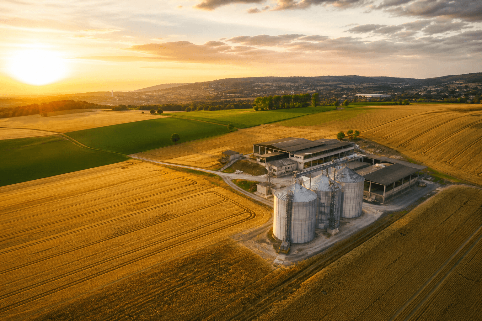 Campi e silos Franchina a Carmagnola